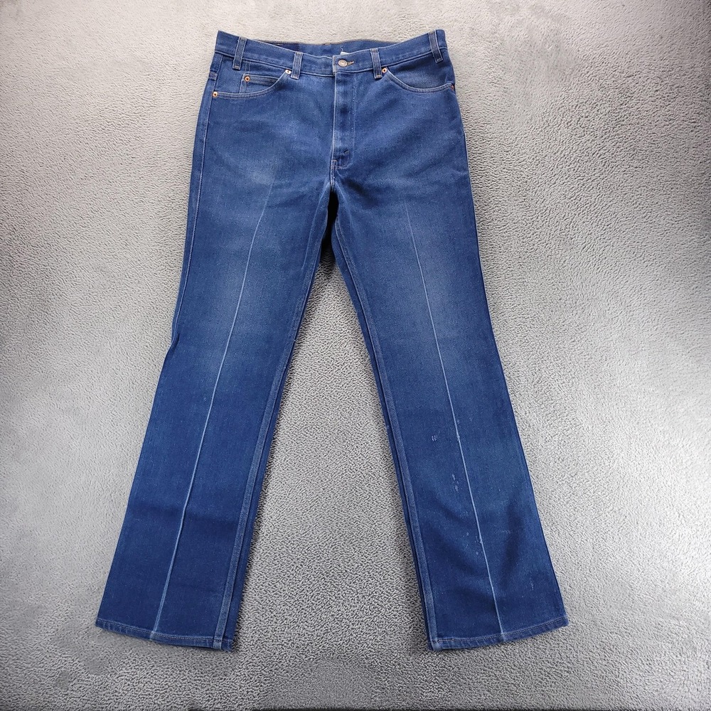 VTG Levis 517 Jeans Mens 38x34 Blue Bootcut Dark Wash Made In USA 90s